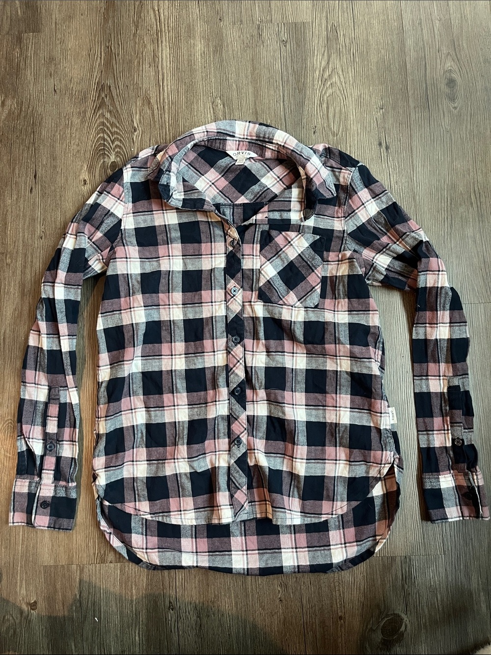 ORVIS Plaid Button-Down Shirt